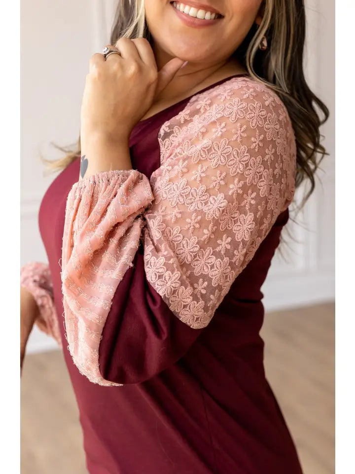 Roselle Glow Top