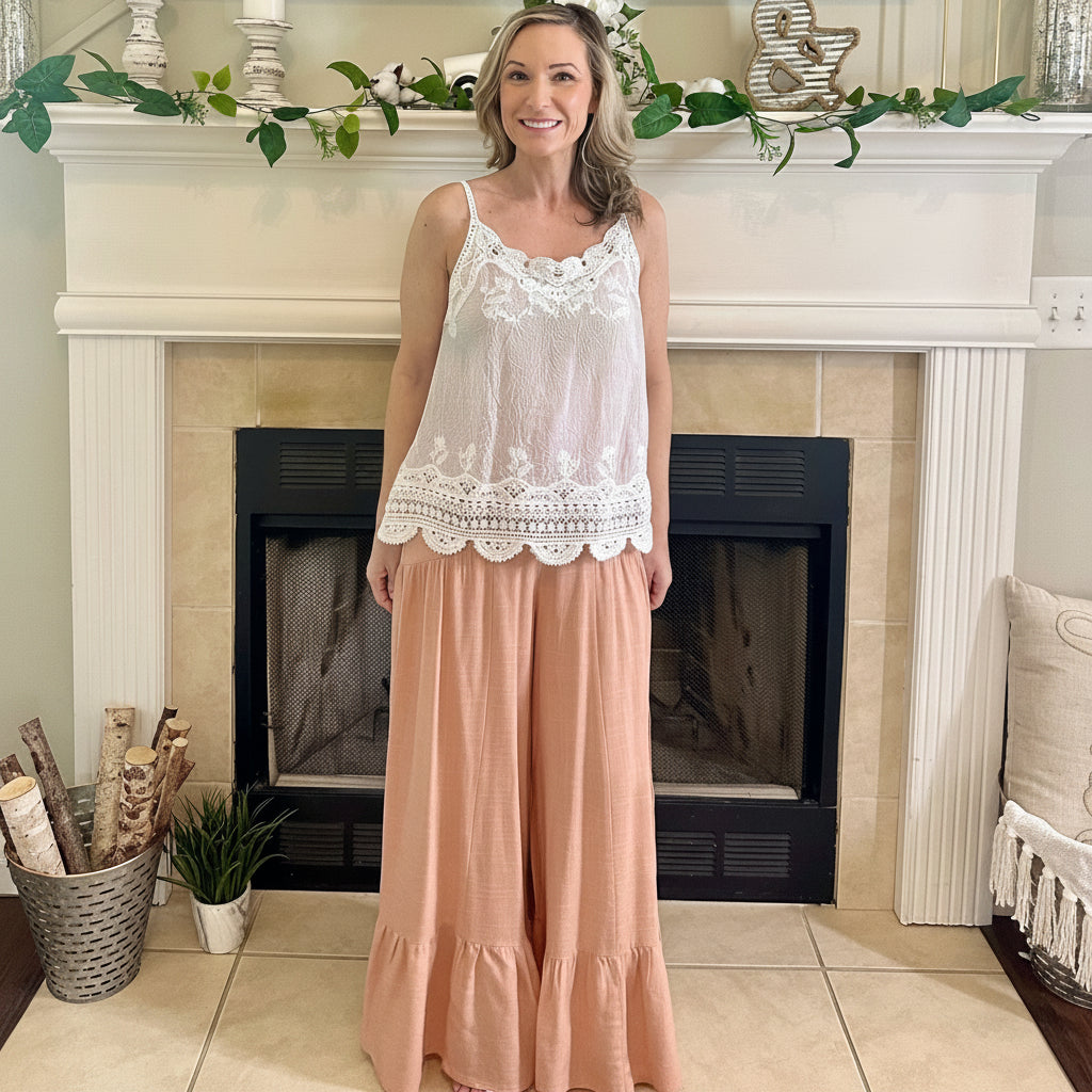 Adalee Embroidered Cami