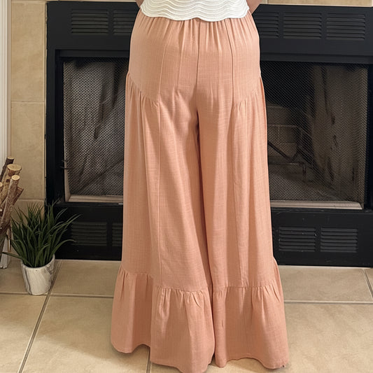Madilynn Palazzo Ruffle Pants