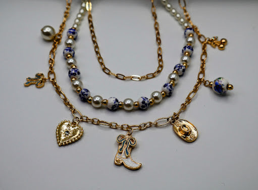 Cowgirl Chic Charm Necklace