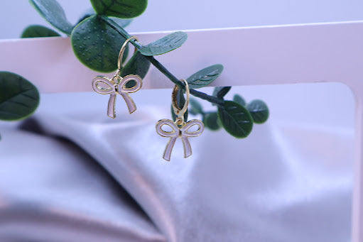Bow Charm Earrings
