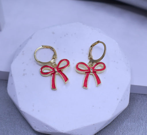 Bow Charm Earrings