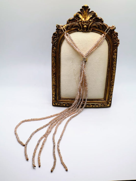 Blush & Gold Elegance Necklace
