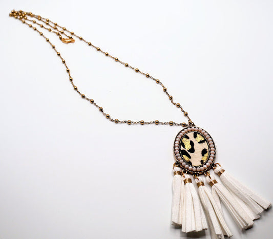 Wild Elegance Tassel Necklace