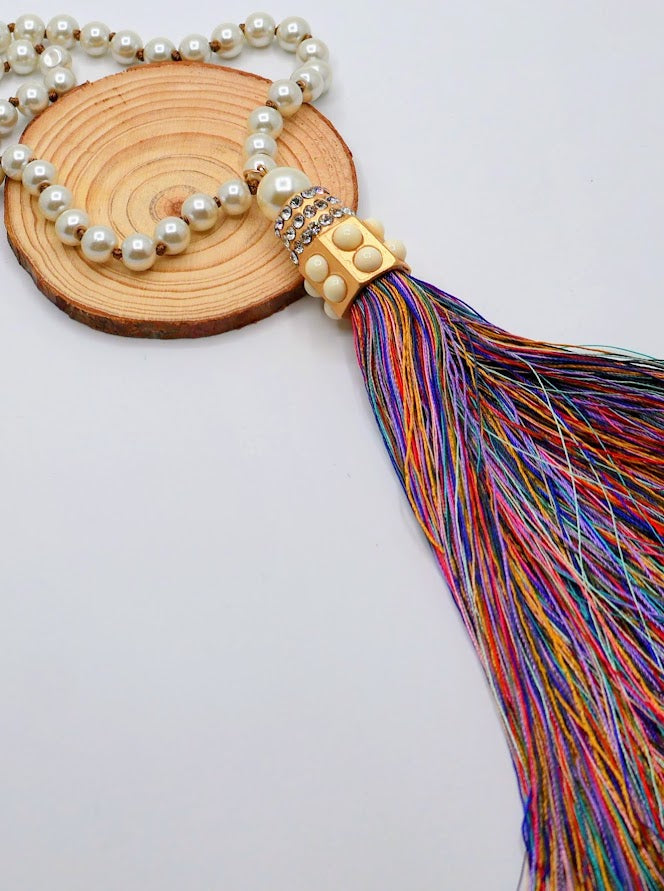 Color Splash Pearl Necklace
