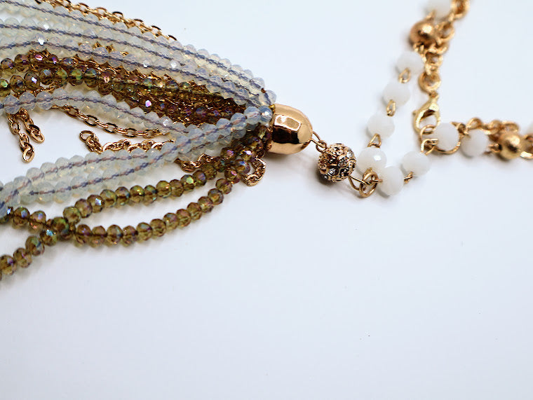 Lustre Grace Tassel Necklace