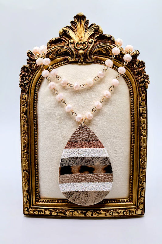 Boho Chic Teardrop Necklace