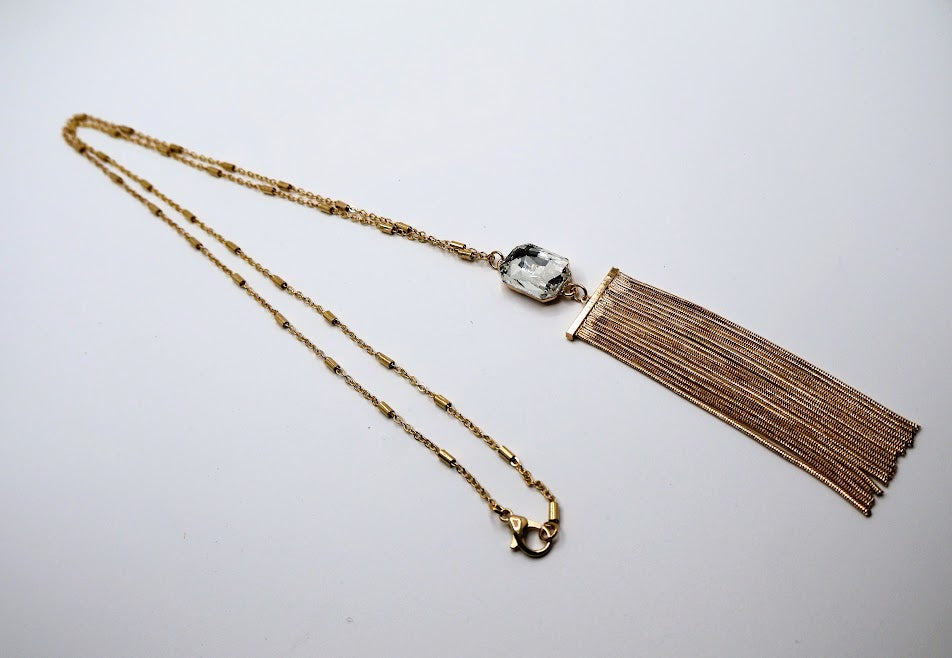 Glimmering Cascade Necklace