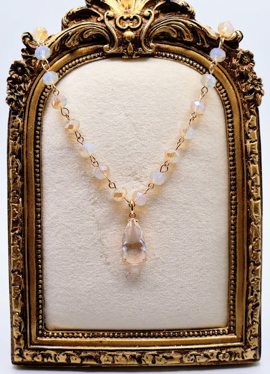 Lustre Crystal Necklace