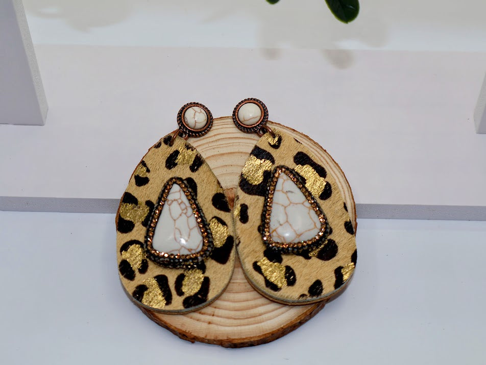 Wild Chic Teardrop Earrings