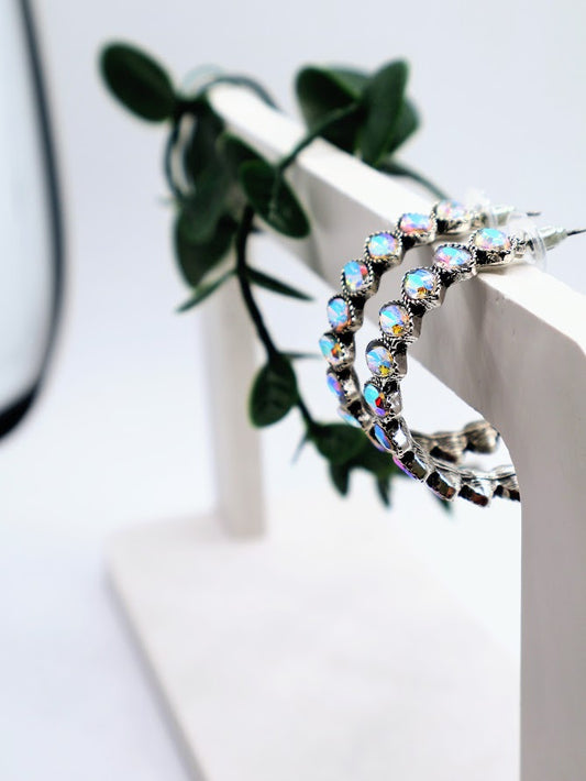Crystal Voyage Hoops