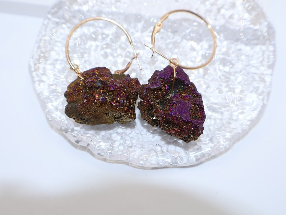 Twilight Glimmer Hoops