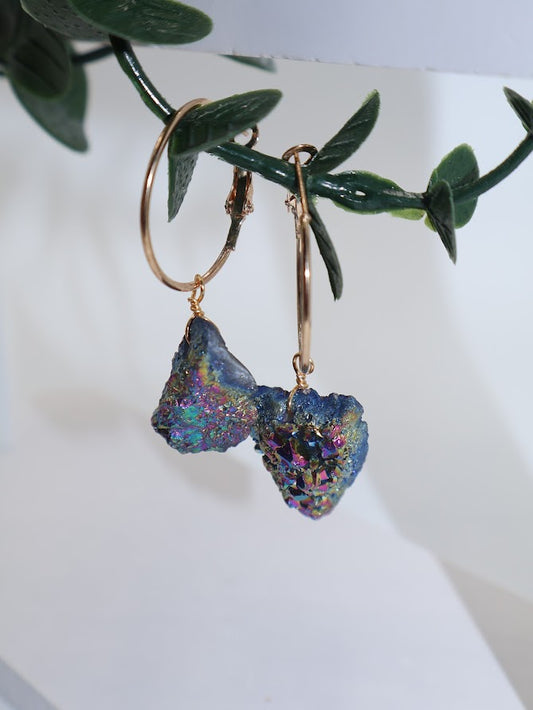 Cosmic Charm Hoops