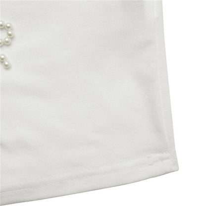 Beaded Bowknot Bishop Sleeve Top is a chic and feminine addition to your wardrobe. this top offers a soft and stretchy fit for all-day comfort. Featuring a round neckline and delicate bishop sleeves.