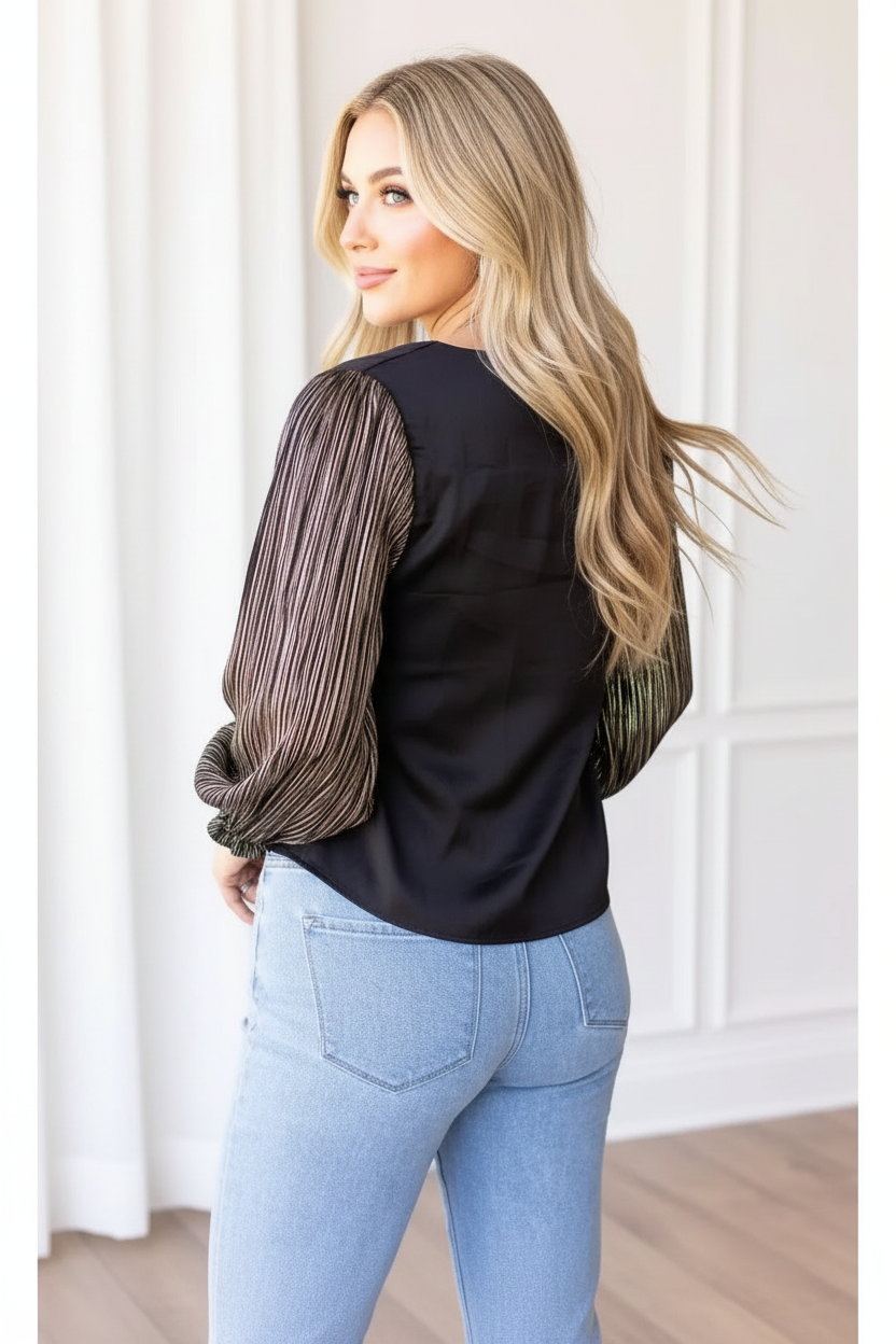 Abigail Balloon Sleeve Top