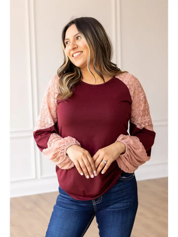 Roselle Glow Top