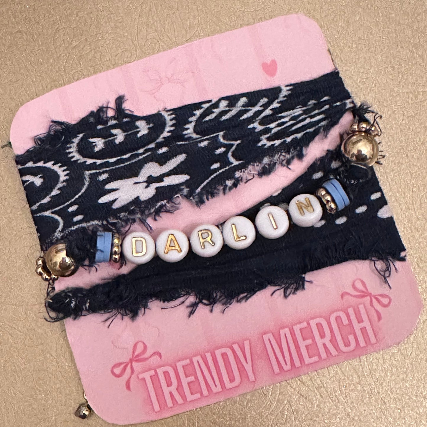 Western Word Bandana Bracelets