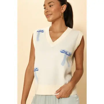 Kensley Bow Sweater Vest
