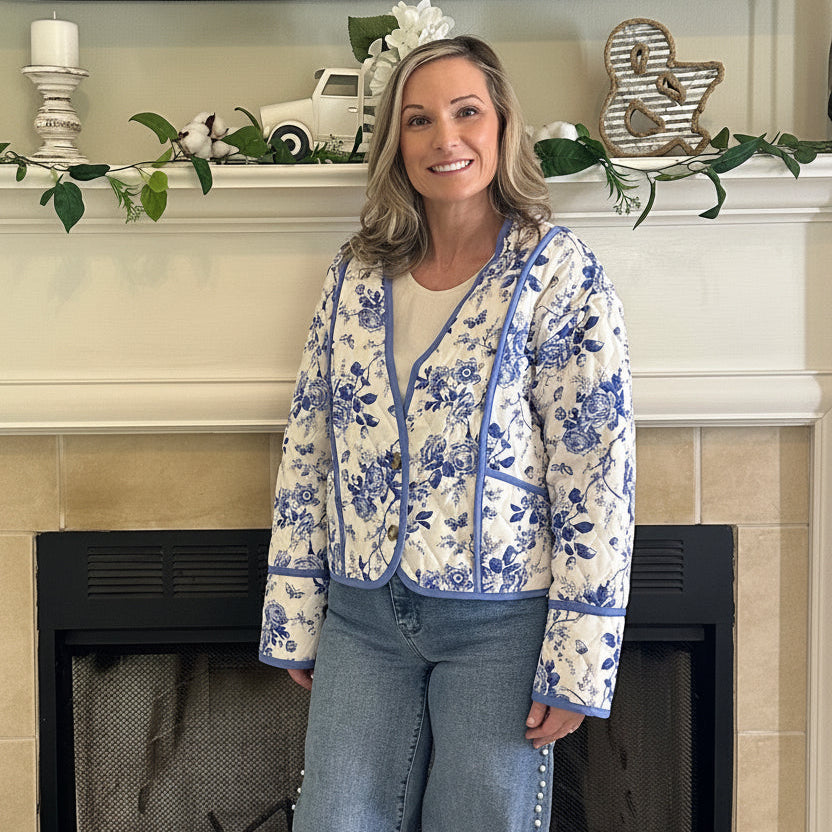 Liberty Floral Quilted Jacket