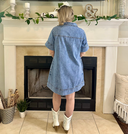 Ayleen Relaxed Denim Dress