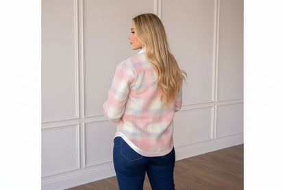 Charlotte Pastel Plaid Jacket