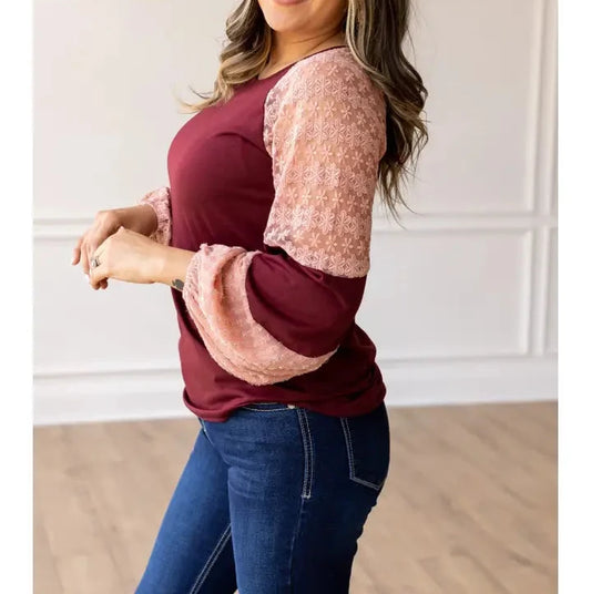 Roselle Glow Top