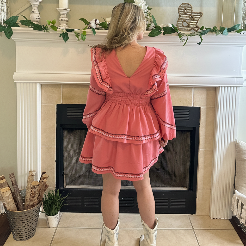 Abby Ruffled Mini Dress