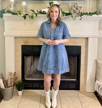 Ayleen Relaxed Denim Dress