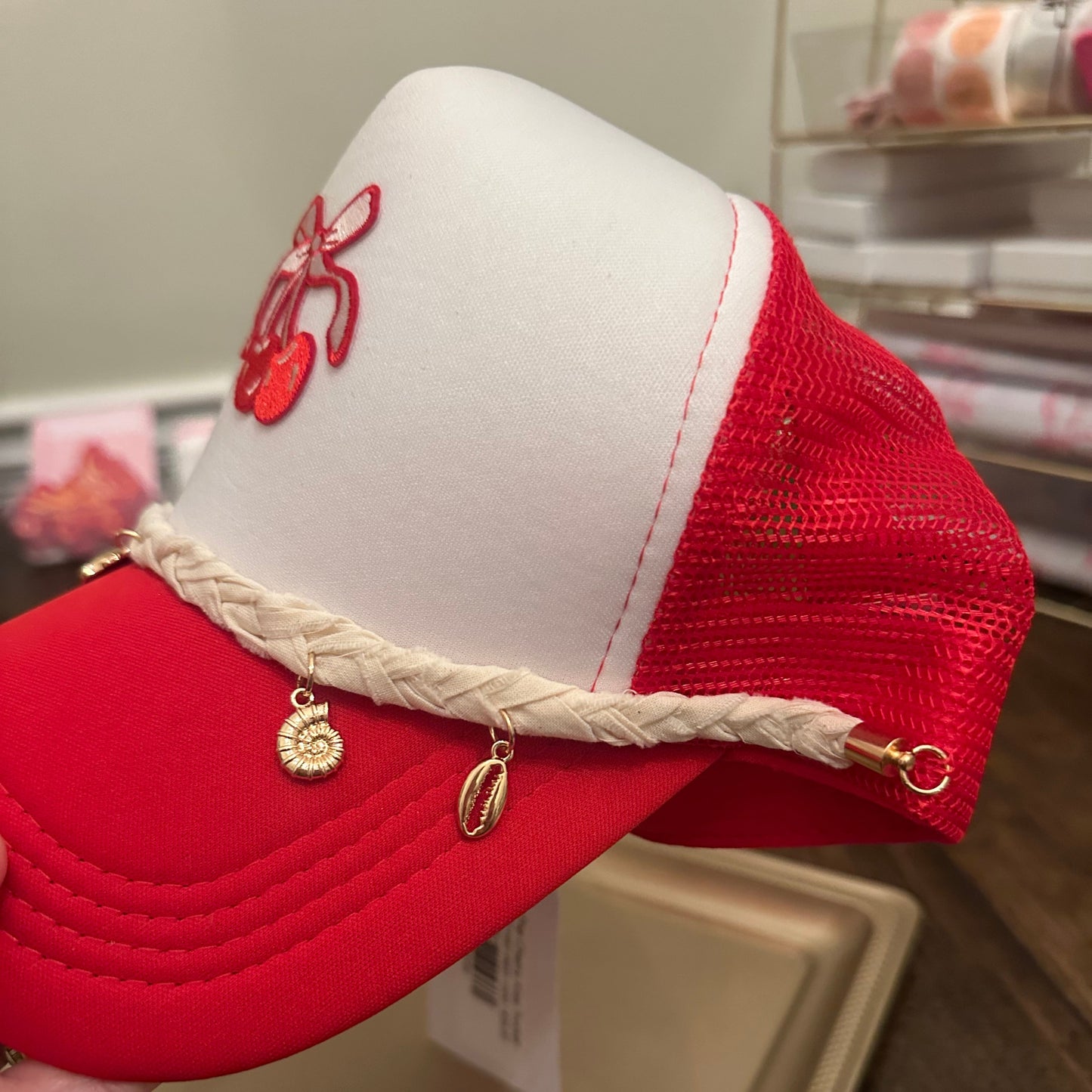 Charm-Trim Trucker Hat