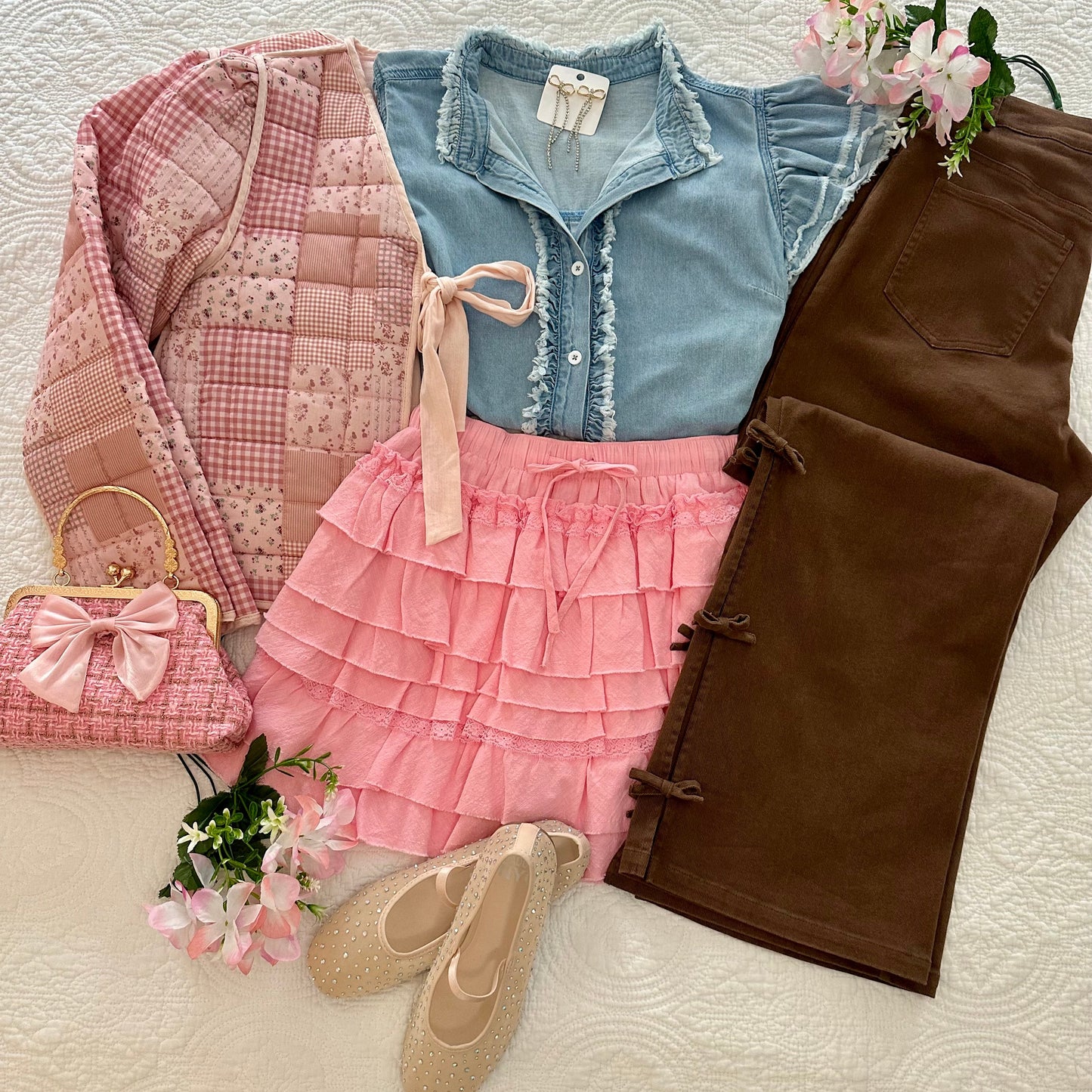 Romy Side Bow Detail Pants