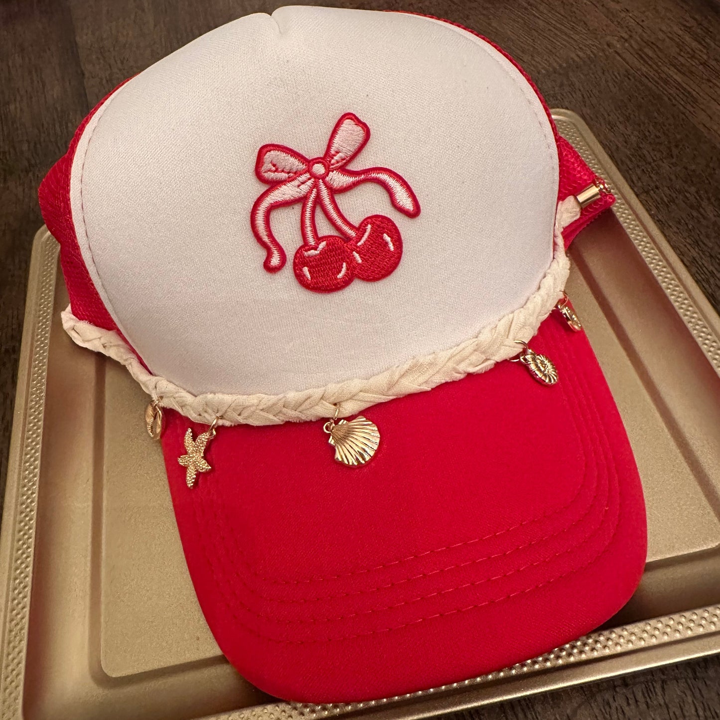 Charm-Trim Trucker Hat