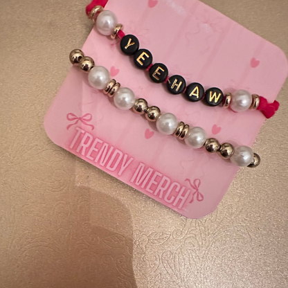 Western Word Bandana Bracelets