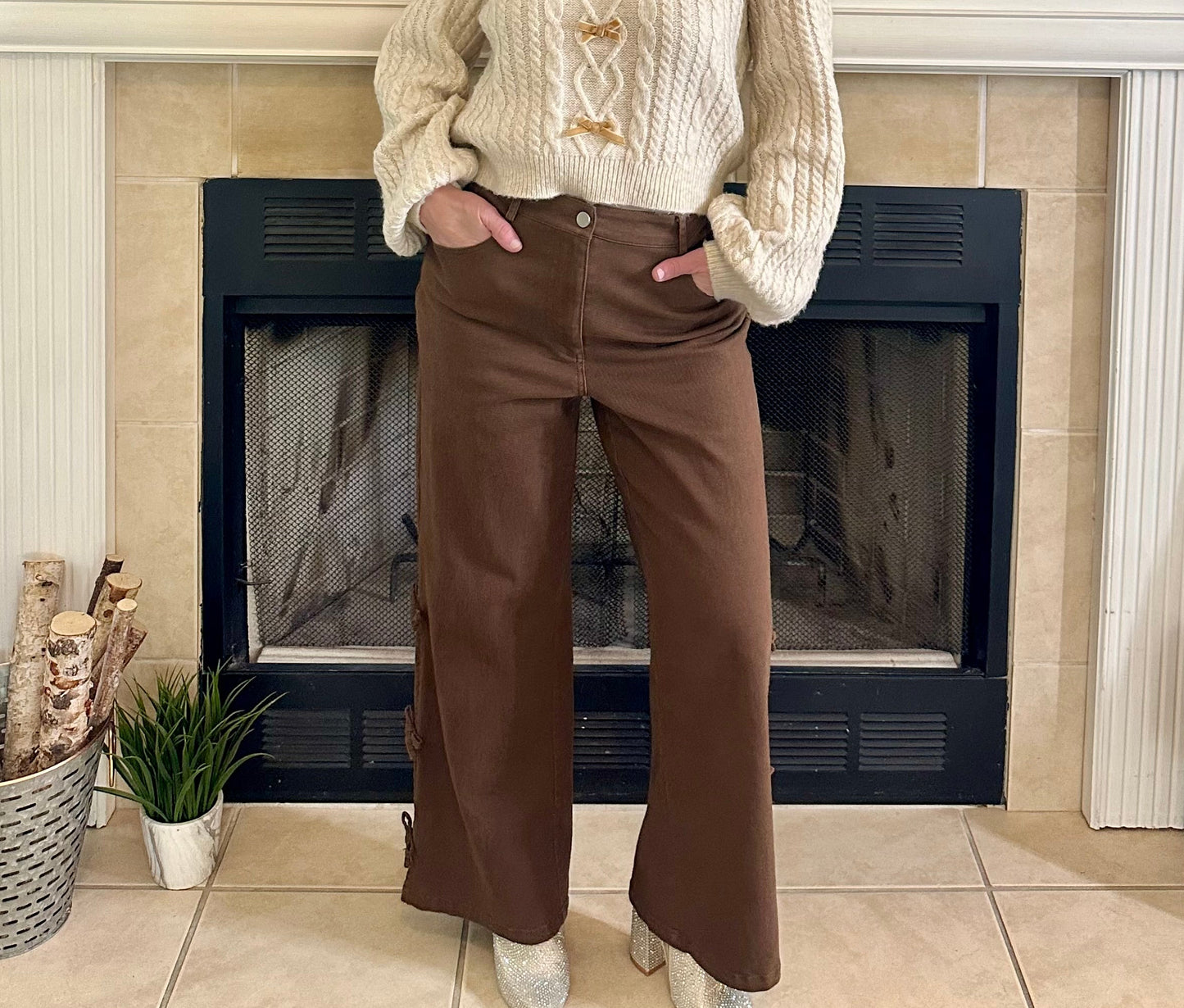 Romy Side Bow Detail Pants