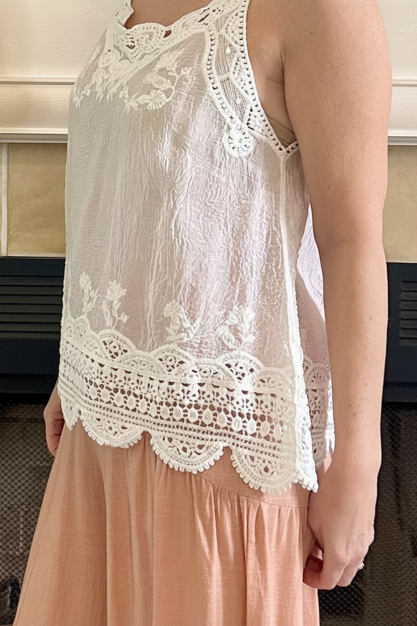 Adalee Embroidered Cami