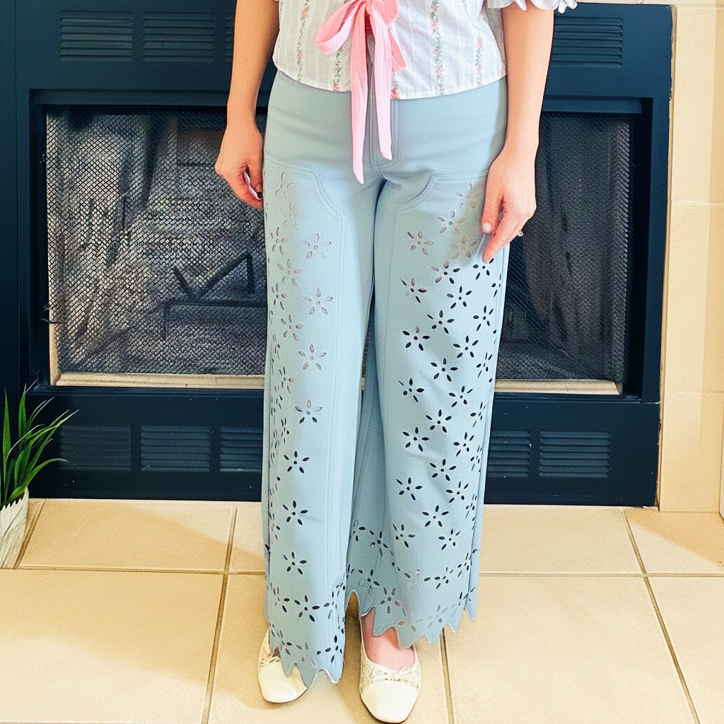 Cassidy Eyelet Pants