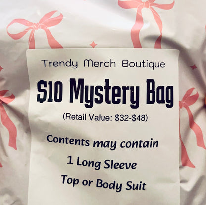 $10 Mystery bundle with white and pink bows