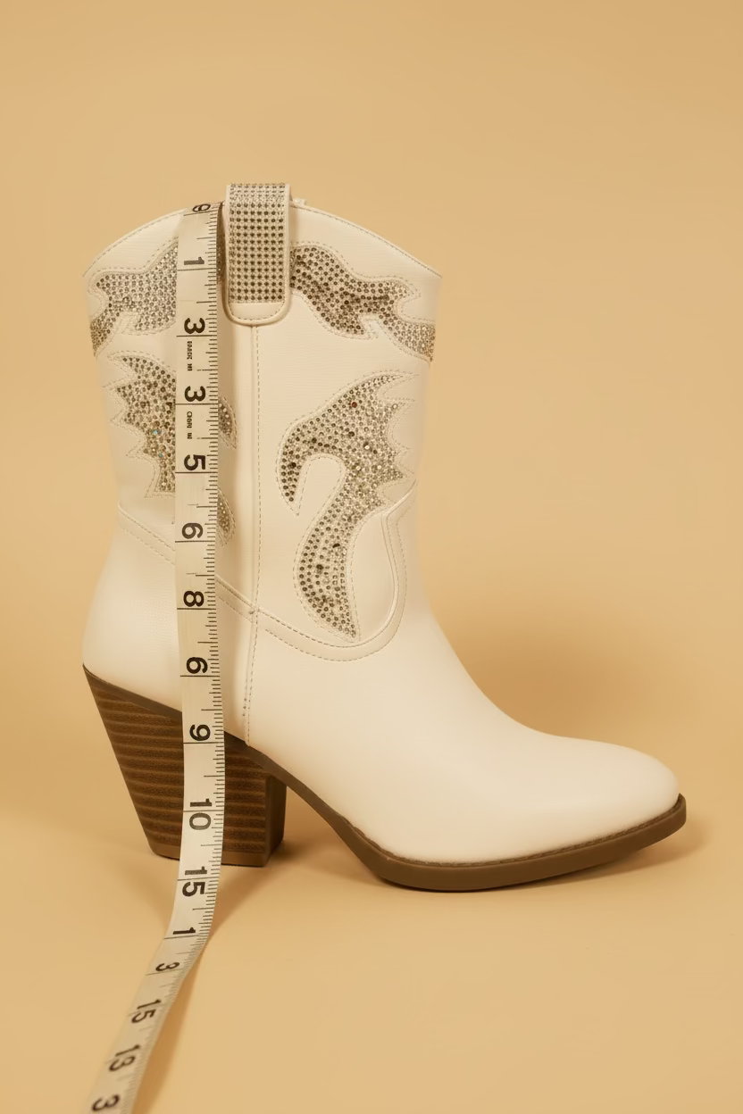 Diamond Dust Western Bootie