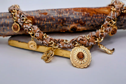 Rustic Western Charm Braided Necklace