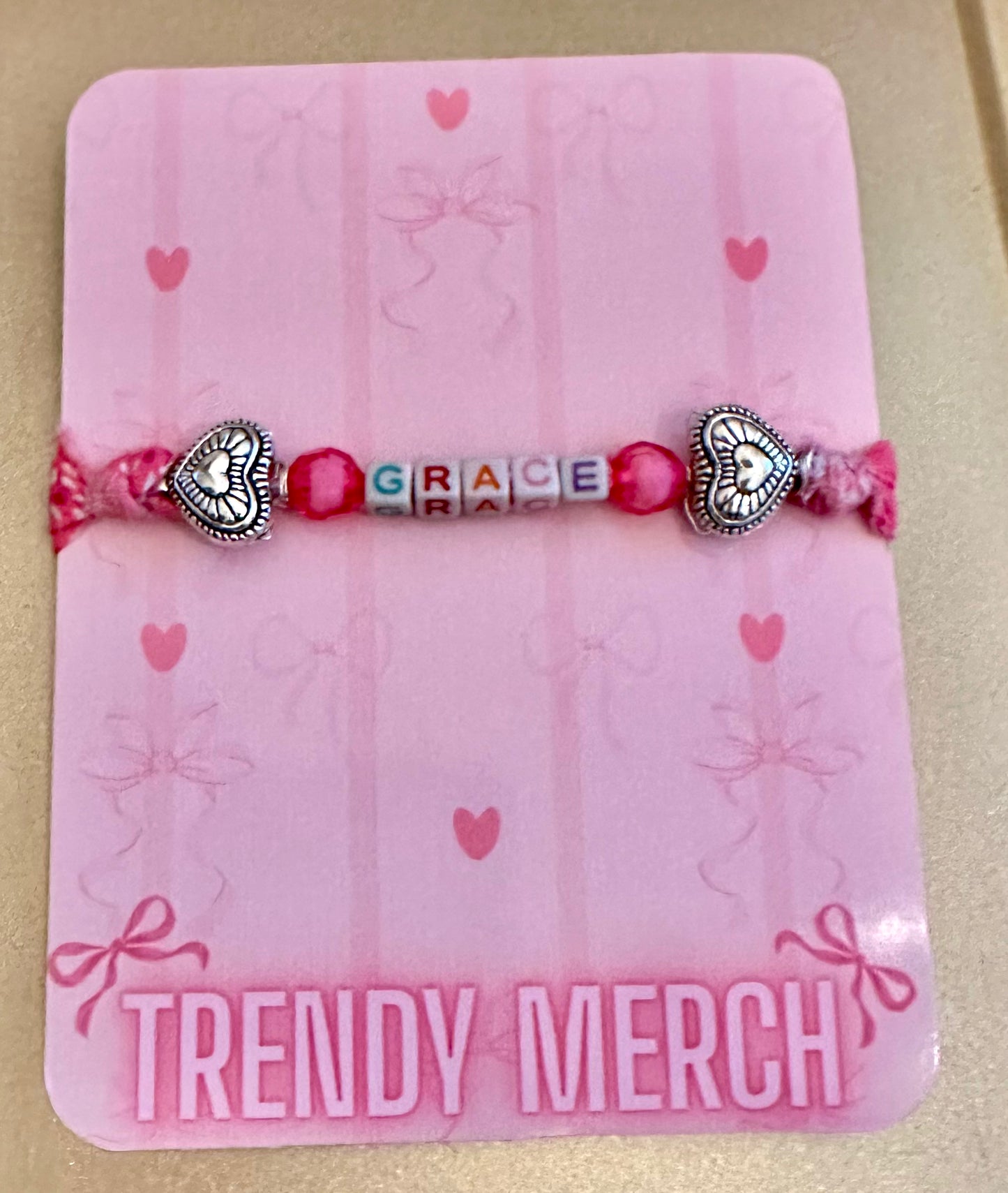 Faith Fabric Word Bracelets