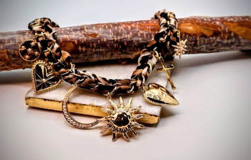 Celestial Charm Braided Necklace