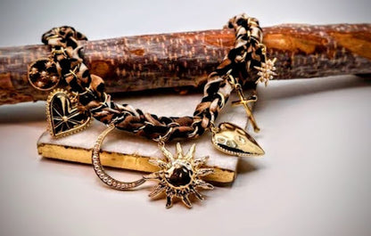 Celestial Charm Braided Necklace