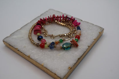 Vibrant Boho Fusion Bracelet/Necklace