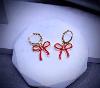 Bow Charm Earrings