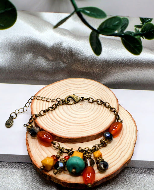 Desert Sunburst Charm Bracelet