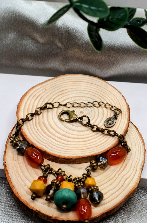 Desert Sunburst Charm Bracelet