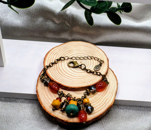 Desert Sunburst Charm Bracelet