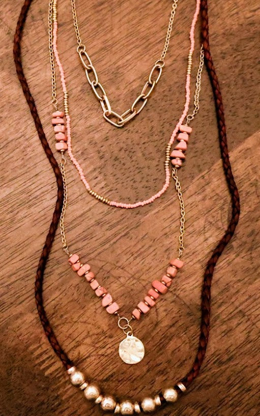 Golden Harmony Layered Necklace