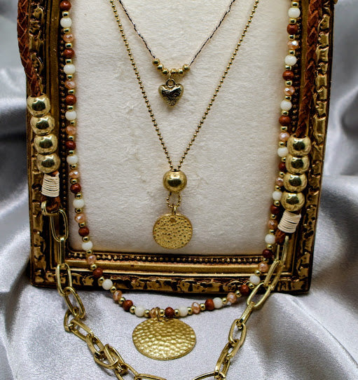 Sunset Mirage Layered Necklace