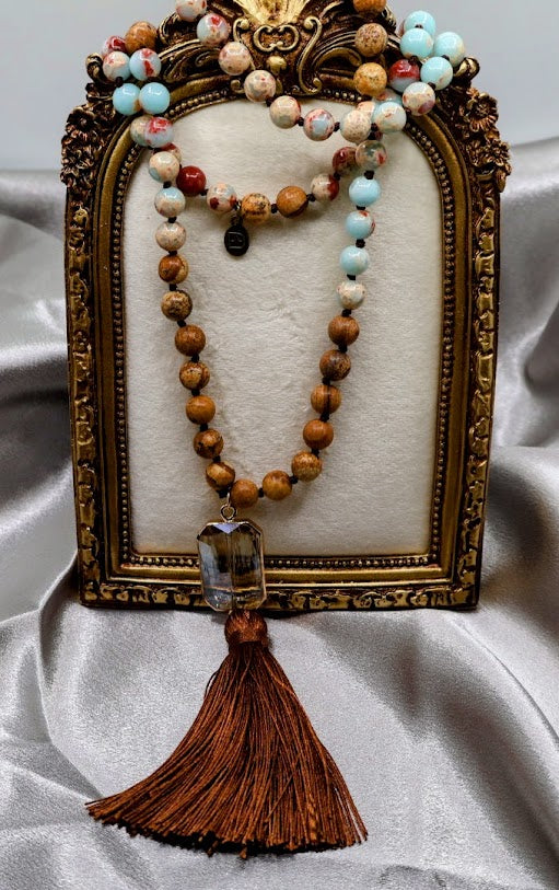 Sahara Breeze Tassel Necklace