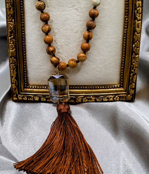 Sahara Breeze Tassel Necklace